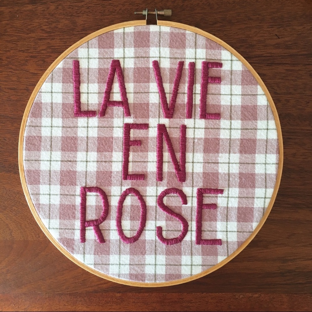 8” Love Theme Embroidery Hoop